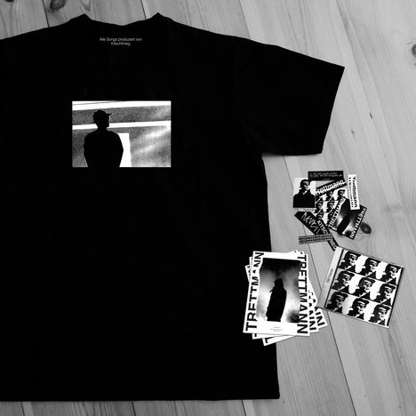 Trettmann: Trettmann (Limited-Box-Set inkl. T-Shirt Gr. S), 1 CD, 1 T-Shirt und 1 Merchandise