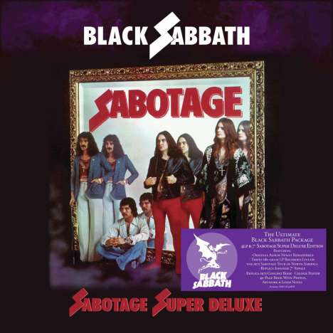 Black Sabbath: Sabotage (180g) (Super Deluxe Box Set), 4 LPs und 1 Single 7"