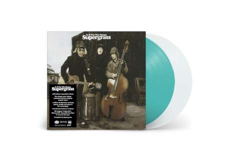 Supergrass: In It For The Money (2021 Remaster) (Limited Indie Exclusive Edition) (LP: 140g/Turquoise Vinyl &amp; 12": 140g/White Vinyl), 1 LP und 1 Single 12"