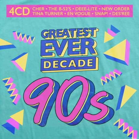 Greatest Ever Decade: The Nineties, 4 CDs