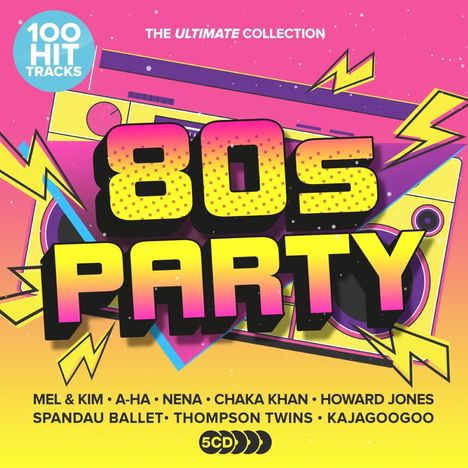 Ultimate 80s Party, 5 CDs