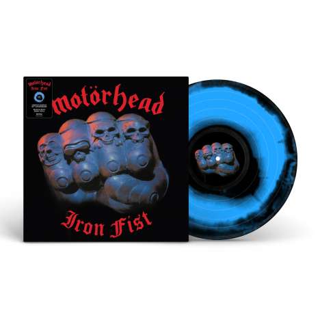 Motörhead: Iron Fist (Limited 40th Anniversary Edition) (Black &amp; Blue Swirl Vinyl), LP