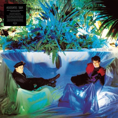 The Associates: Sulk (40th Anniversary Edition) (remasterered) (140g) (Limited Book Pack Edition) (Blue Vinyl), 1 LP und 3 CDs