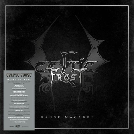 Celtic Frost: Danse Macabre (Limited Edition) (Deluxe Box Set) (Colored Vinyl), 7 LPs, 1 Single 7", 1 MC und 1 USB-Stick
