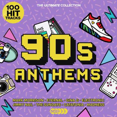 Ultimate 90s Anthems, 5 CDs