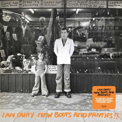 Ian Dury: New Boots and Panties!! (Transparent Amber Vinyl), LP