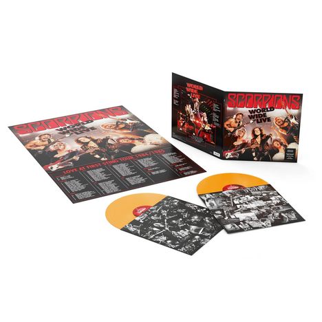 Scorpions: World Wide Live (180g) (Transparent Orange Vinyl), 2 LPs