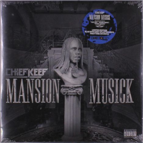 Chief Keef: Mansion Musick (RSD) (Limited Edition) (Blue w/ Grey Splatter Vinyl), LP