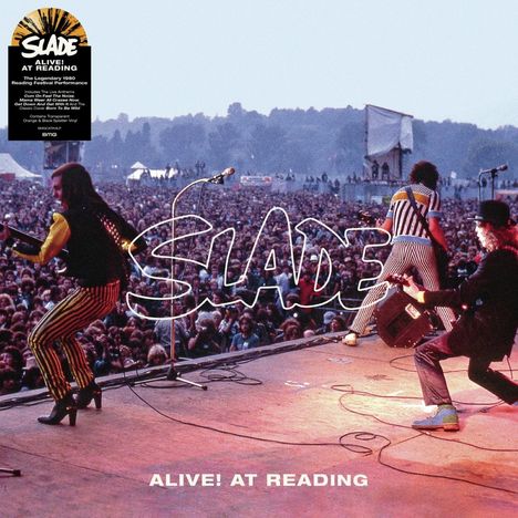 Slade: Alive! At Reading (Orange &amp; Black Splatter Vinyl), LP