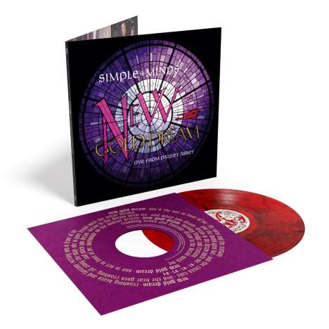 Simple Minds: New Gold Dream: Live From Paisley Abbey (Red &amp; Black Marbled Vinyl), LP
