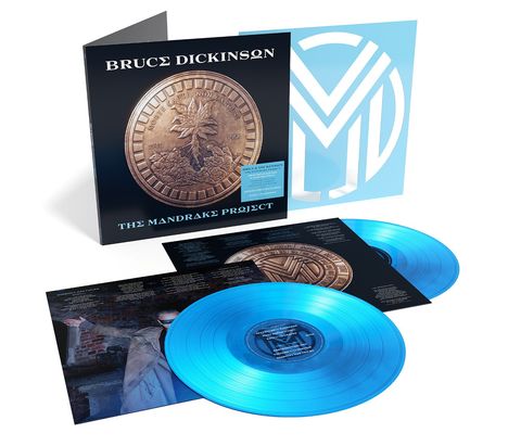 Bruce Dickinson: The Mandrake Project (Limited Indie Exclusive Edition) (Blue Vinyl), 2 LPs