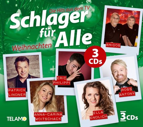 Schlager für Alle: Weihnachten, 3 CDs