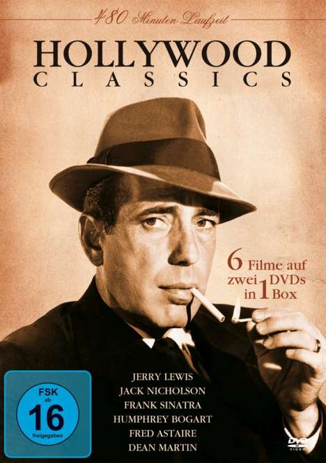 Hollywood Classics (6 Filme auf 2 DVDs), 2 DVDs