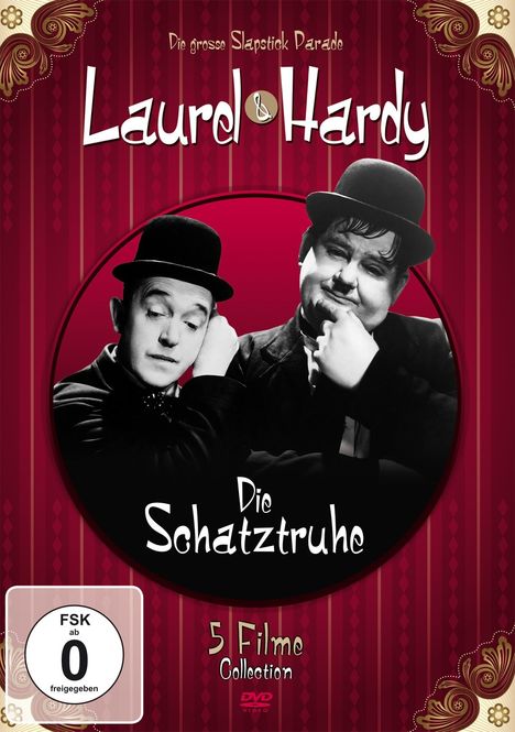 Laurel &amp; Hardy: Die Schatztruhe (5 Filme auf 1 DVD), DVD