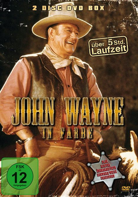 John Wayne in Farbe, 2 DVDs