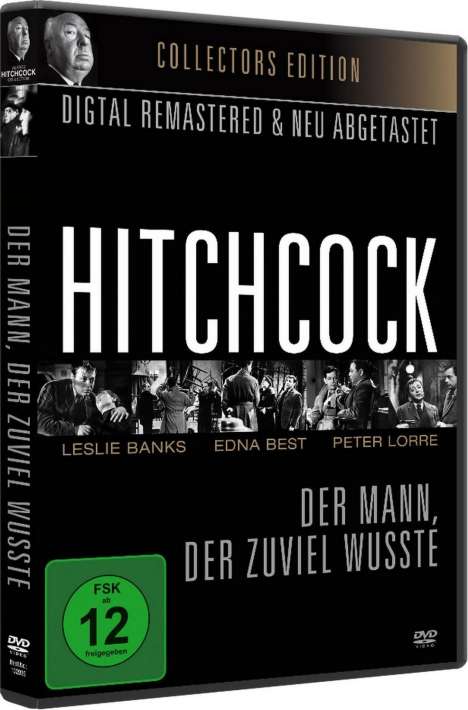 Alfred Hitchcock: Der Mann, der zuviel wusste (1934) (OmU), DVD