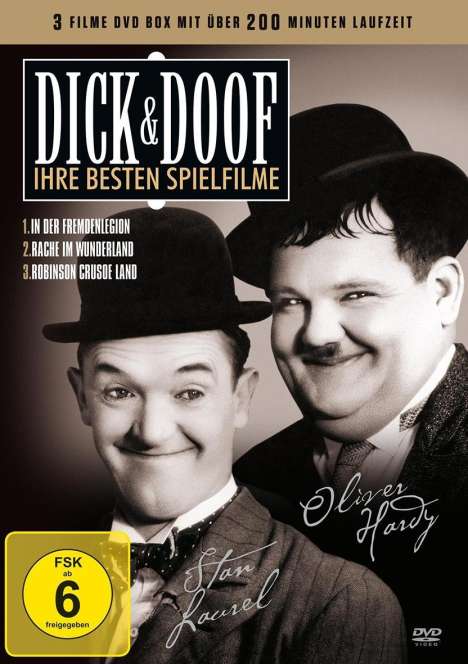 Dick &amp; Doof - Ihre besten Spielfilme, DVD