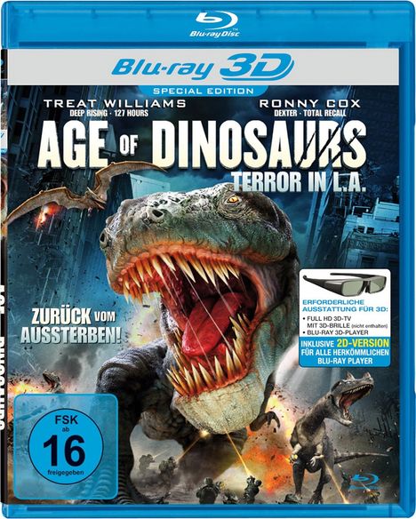 Age of Dinosaurs - Terror in L.A. (3D Blu-ray), Blu-ray Disc