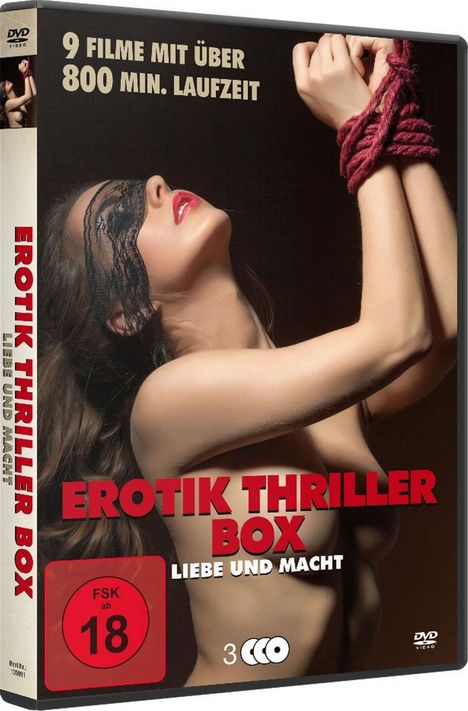 Erotik Thriller Box (9 Filme auf 3 DVDs), 3 DVDs