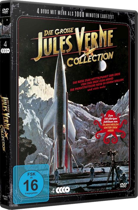 Die grosse Jules Verne Collection, 4 DVDs