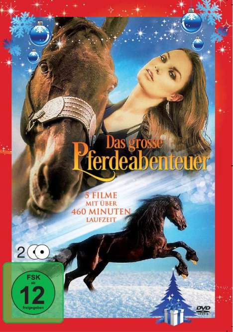 Das große Pferdeabenteuer (5 Filme auf 2 DVDs), 2 DVDs