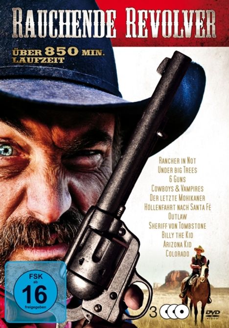 Rauchende Revolver (11 Filme auf 3 DVDs im Steelbook), 3 DVDs