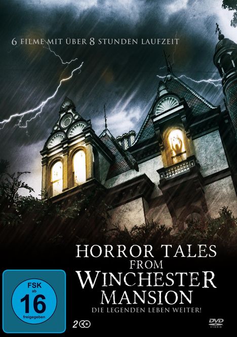 Horror Tales from Winchester Mansion (6 Filme auf 2 DVDs), 2 DVDs