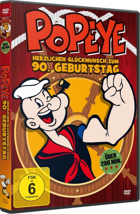 Popeye - Herzlichen Glückwunsch zum 90. Geburtstag, DVD