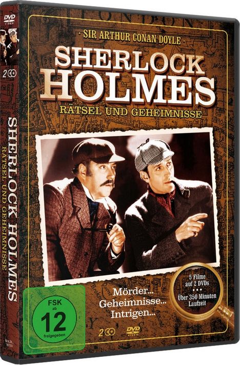 Sherlock Holmes - Rätsel und Geheimnisse, 2 DVDs