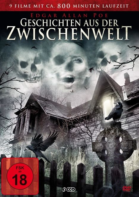 Edgar Allan Poe - Geschichten aus der Zwischenwelt (9 Filme auf 3 DVDs), 3 DVDs