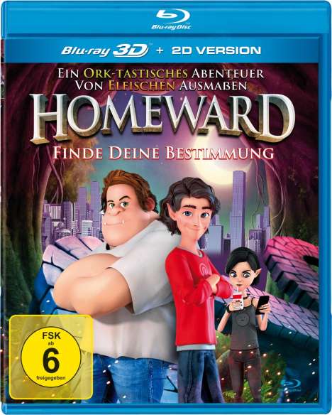 Homeward (3D Blu-ray), Blu-ray Disc