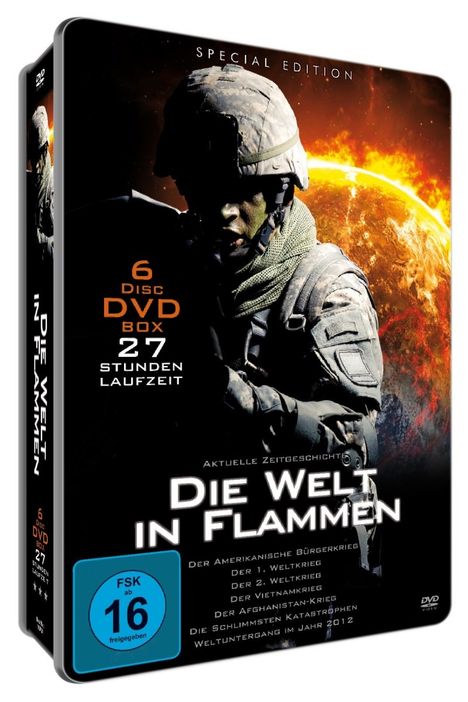 Die Welt in Flammen (Deluxe Metallbox), 6 DVDs