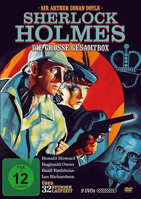 Sherlock Holmes - Die grosse Gesamtbox, 9 DVDs