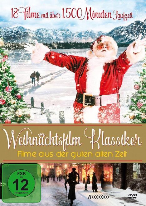 Weihnachtsfilm Klassiker Box (18 Filme auf 6 DVDs), 6 DVDs