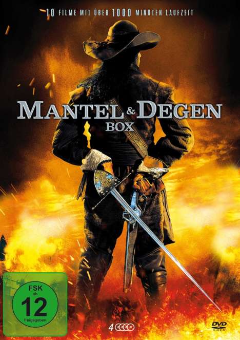Mantel &amp; Degen Box (10 Filme auf 4 DVDs), 4 DVDs