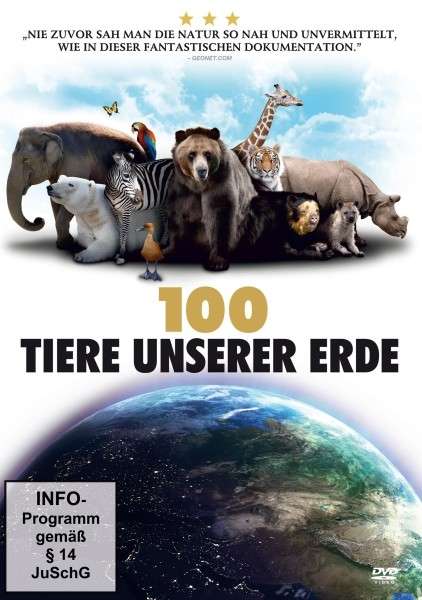 100 Tiere unserer Erde, DVD