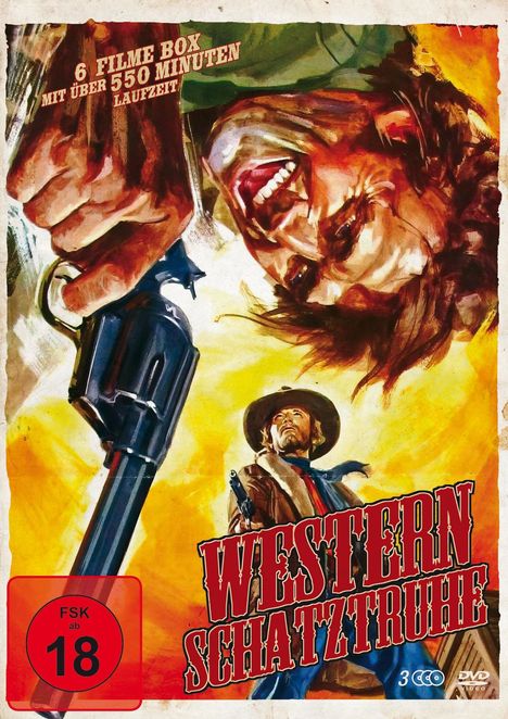 Western Schatztruhe (6 Filme auf 3 DVDs), 3 DVDs