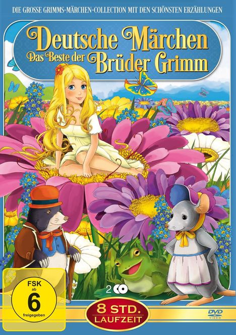 Deutsche Märchen: Das Beste der Brüder Grimm, 2 DVDs