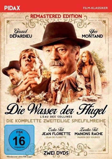 Die Wasser der Hügel (Jean Florette / Manons Rache), 2 DVDs