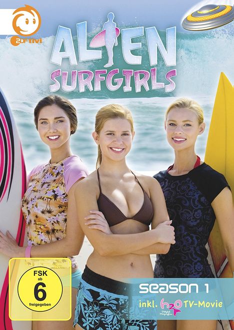 Alien Surfgirls Staffel 1, 4 DVDs