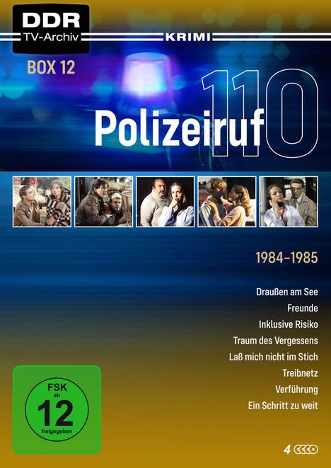 Polizeiruf 110 Box 12, 4 DVDs