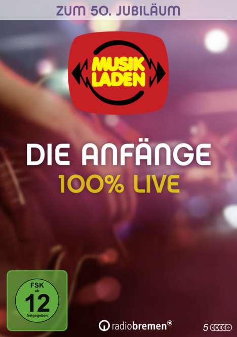 Musikladen - Die Anfänge 100% LIVE, 5 DVDs