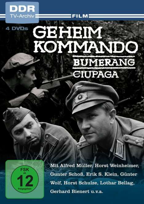 Geheimkommando Bumerang / Geheimkommando Ciupaga, 4 DVDs
