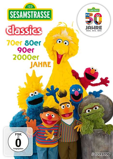 Sesamstraße Classics - Box, 8 DVDs