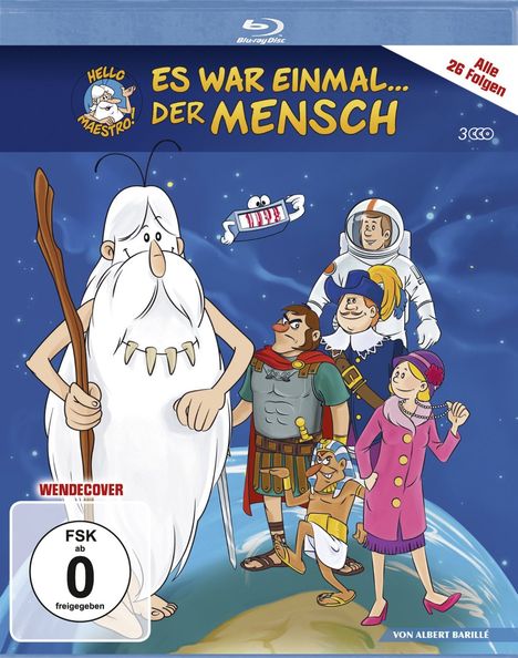 Es war einmal...der Mensch (Blu-ray), 3 Blu-ray Discs