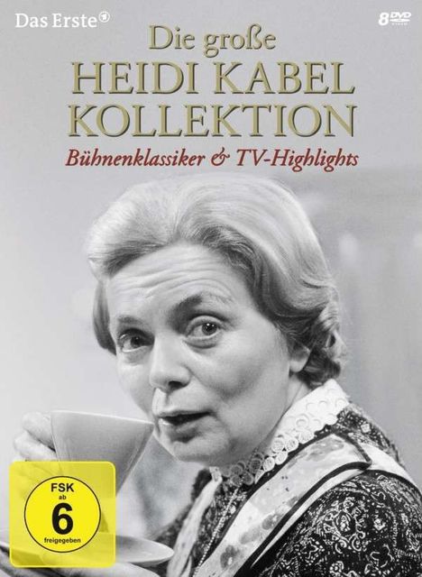 Die große Heidi Kabel Kollektion (Bühnenklassiker &amp; TV-Highlights), 8 DVDs