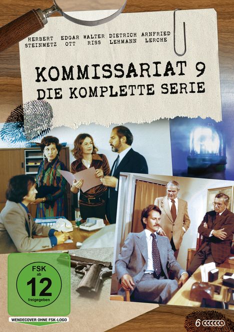 Kommissariat 9 (Komplette Serie), 6 DVDs