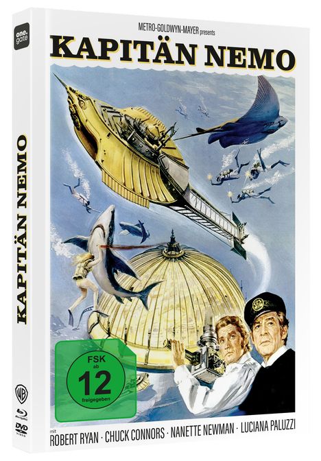 Kapitän Nemo (1969) (Blu-ray &amp; DVD im Mediabook), 1 Blu-ray Disc und 1 DVD