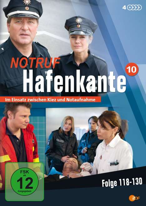 Notruf Hafenkante Vol. 10 (Folge 118-130), 4 DVDs