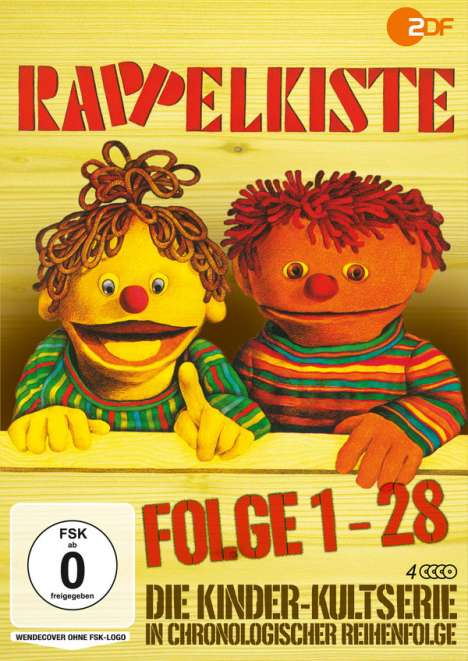 Rappelkiste (Folge 01-28), 4 DVDs